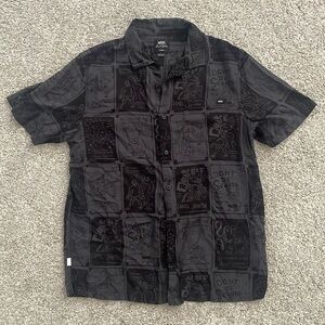 Vans x Daniel Johnston Black Button Up Shirt